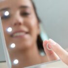 Sminkspegel LED - bordsspegel med touch Panchita