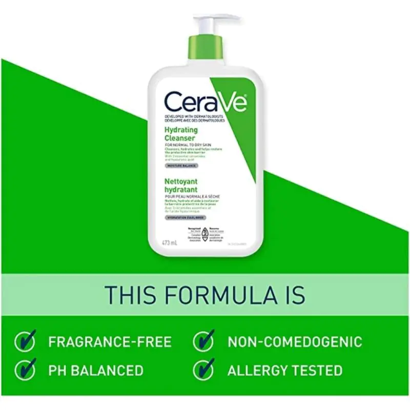 Cerave Hydrating Cleanser Features PANCHITA all sizes